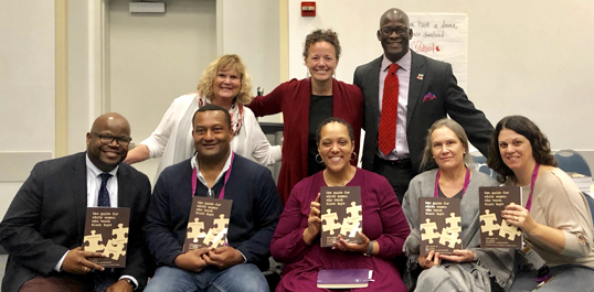 The authors with workshop participants. 